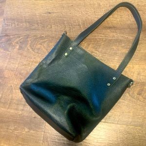 Custom made leather handbag